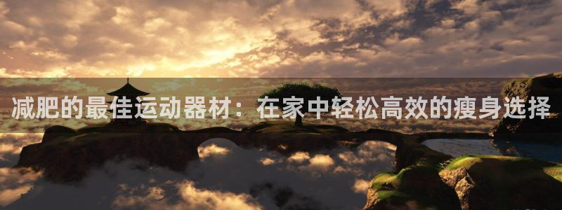 意昂3娱乐下载：减肥的最佳运动器材：在家中轻松高效的
