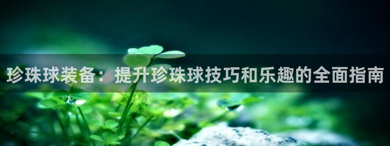 意昂3集团官网首页网址：珍珠球装备：提升珍珠球技巧和