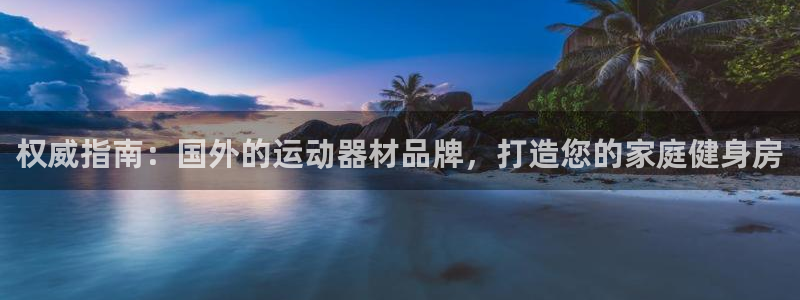 意昂3集团官网首页：权威指南：国外的运动器材品牌，打