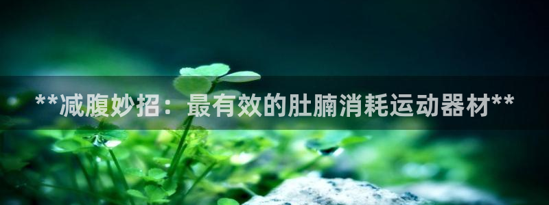 意昂3集团简介：**减腹妙招：最有效的肚腩消耗运动器