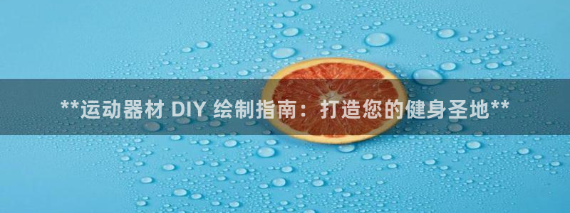 意昂体育3平台注册流程图：**运动器材 DIY 绘制
