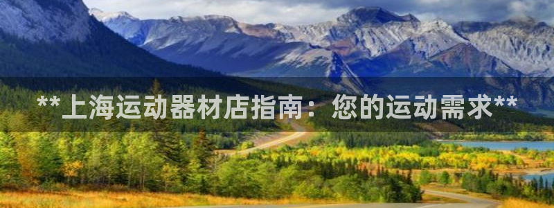 意昂体育3招商：**上海运动器材店指南：您的运动需求