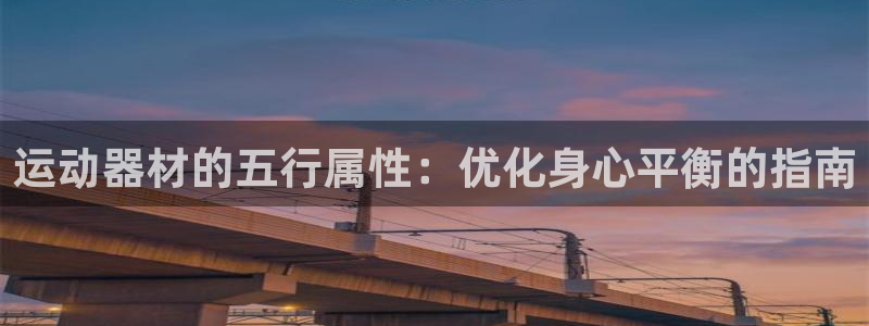 意昂3新能源：运动器材的五行属性：优化身心平衡的指南